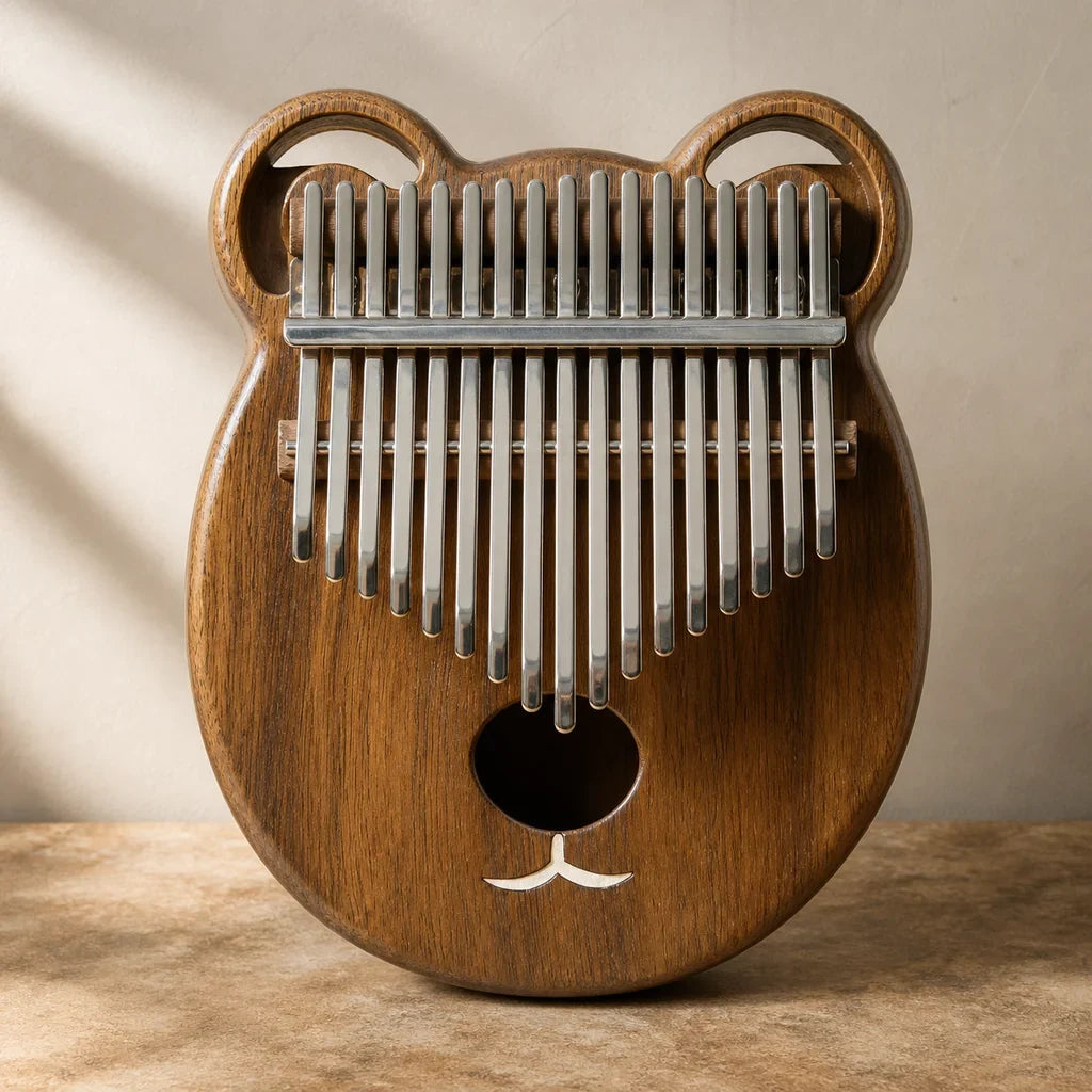 Kalimba 17 Keys - Walnut, Large Hollow Body
