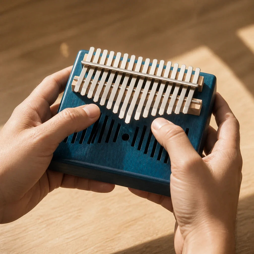 Kalimba 17 Keys - Mahogany Standard, 4 Colours