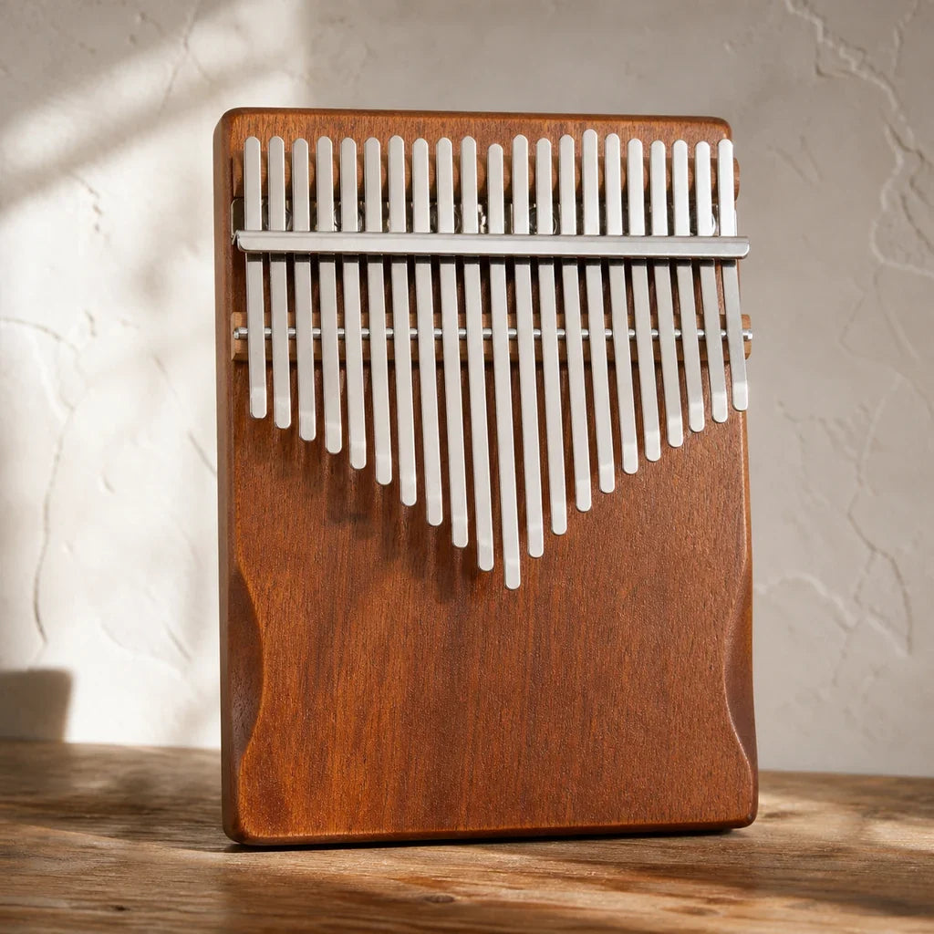 Kalimba 21 Keys - Mahogany, Standard Flat Board