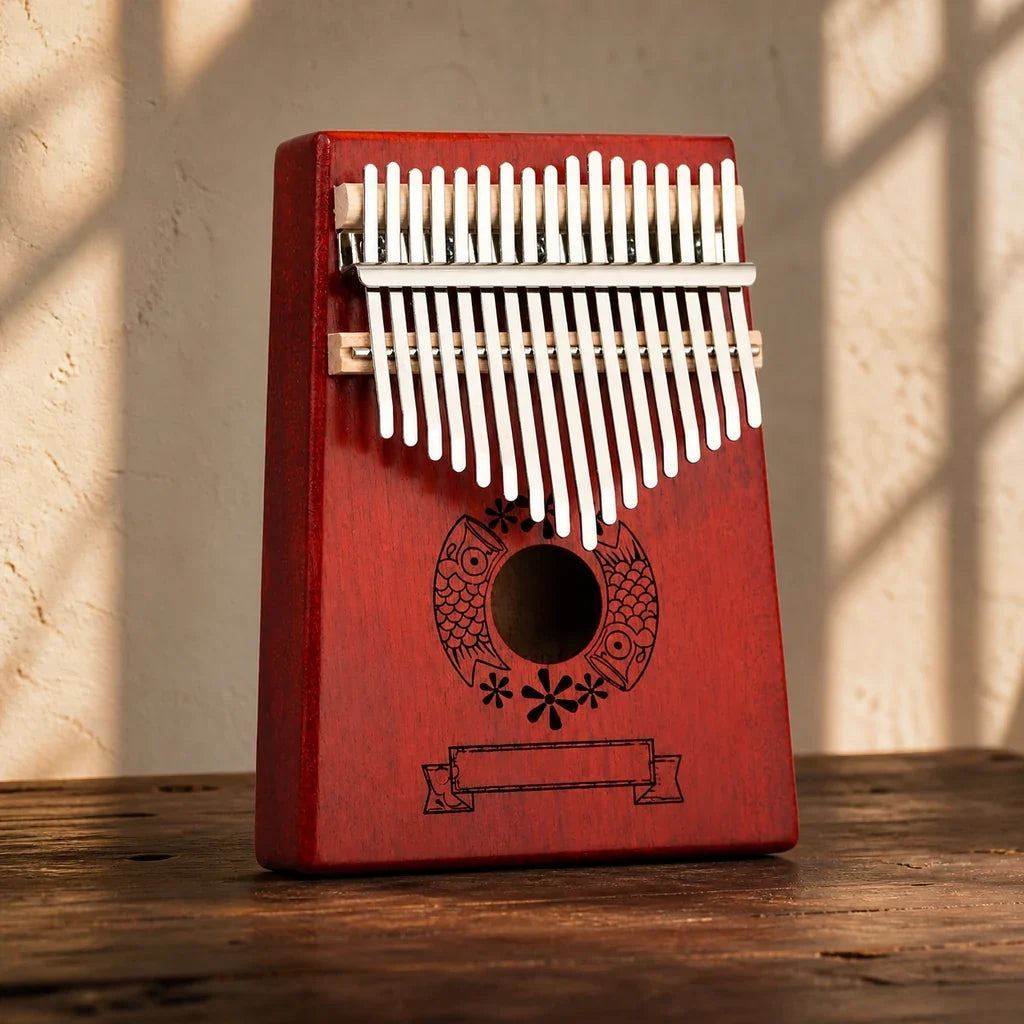 Kalimba 17 Keys - Mahogany, Japanese Design