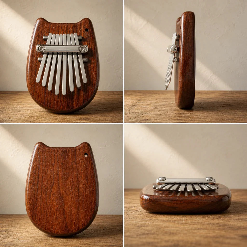 Kalimba 8 Keys - Mahogany, Mini