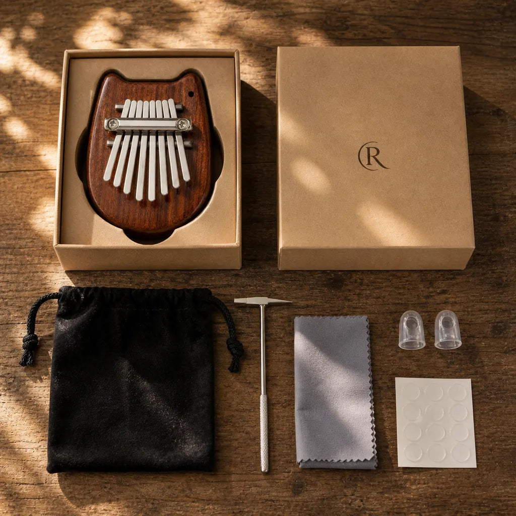 Kalimba 8 Keys - Mahogany, Mini