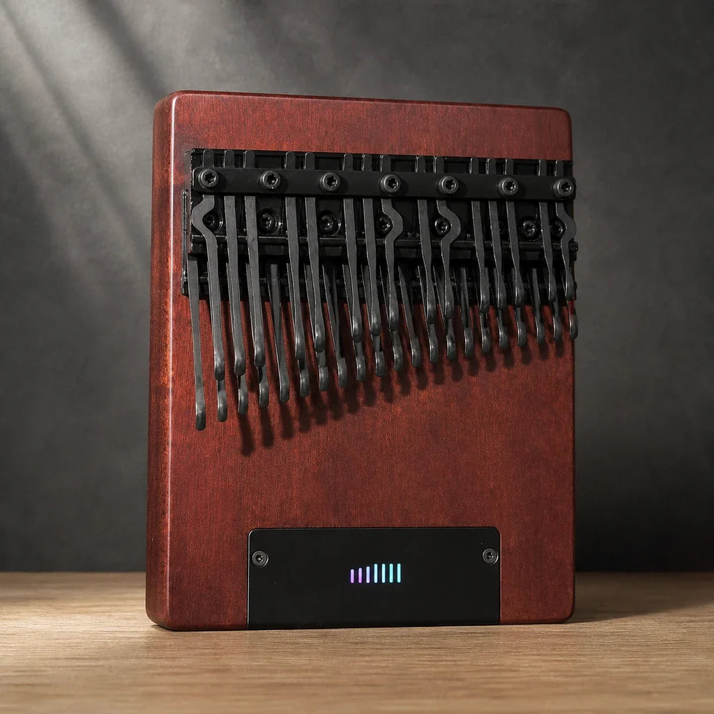 Kalimba 36 Keys - Sapele, Pickup and Battery