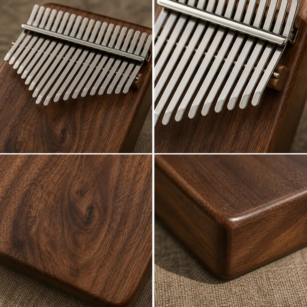 Kalimba 21 Keys - Black Walnut, Professional