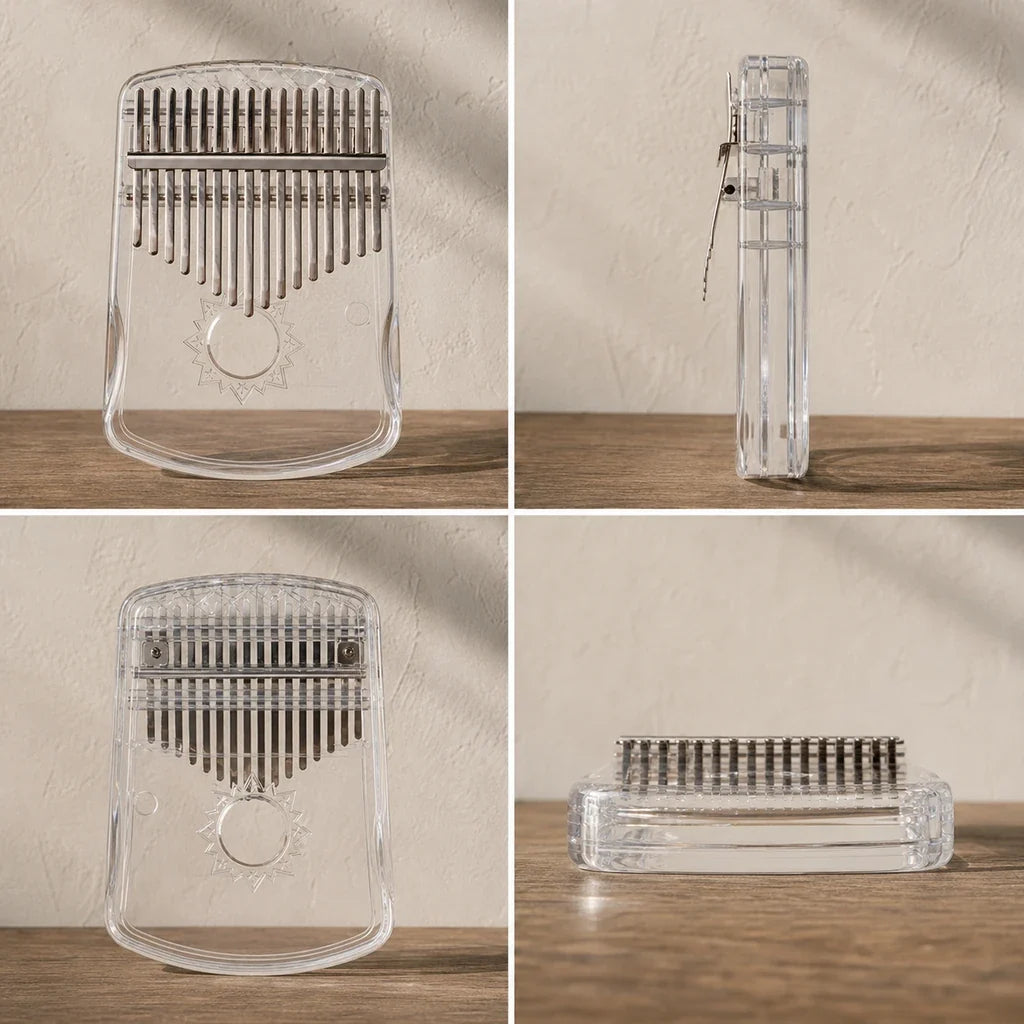 Kalimba 17 Keys - Acrylic with Resonance Chamber