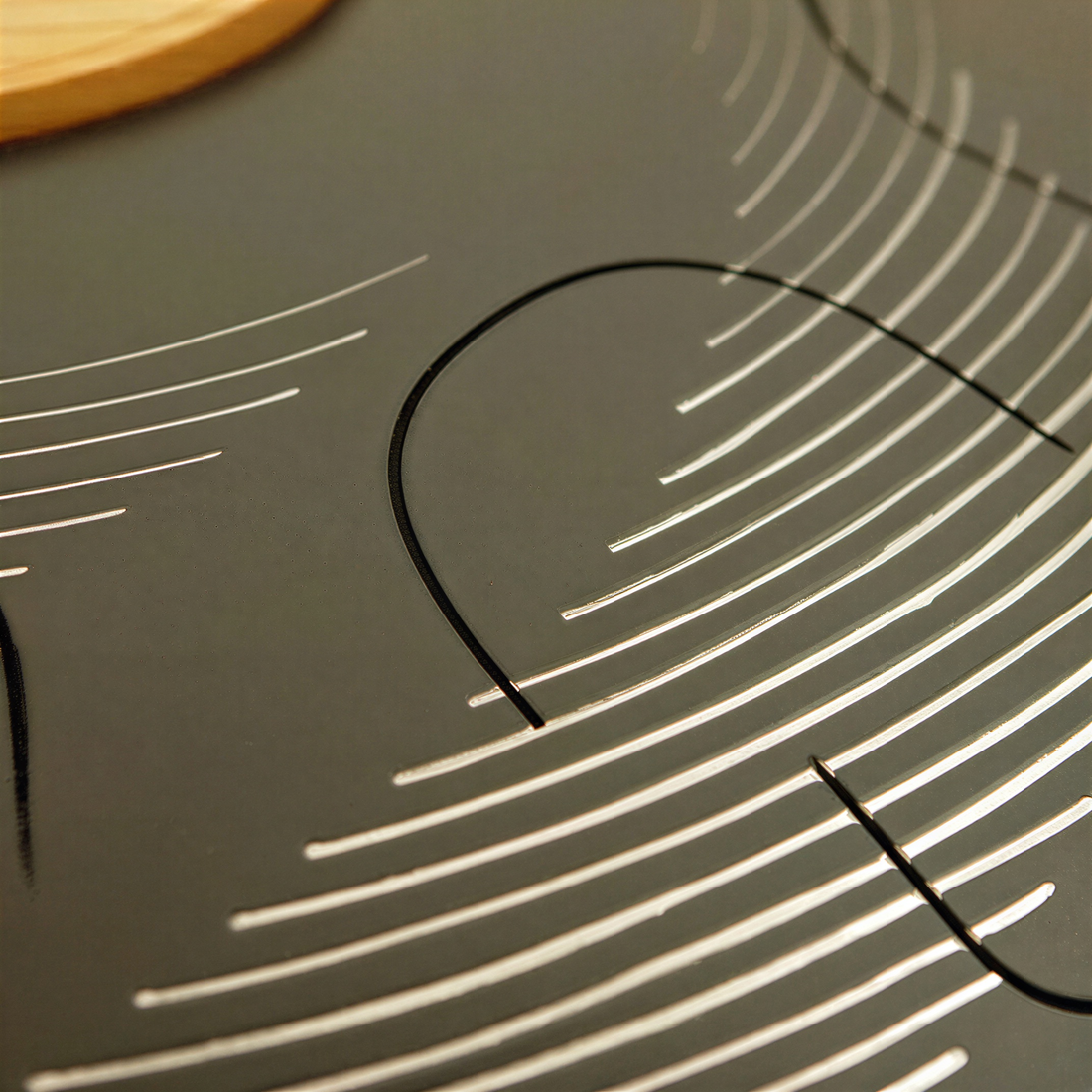 Steel Tongue Drum Enigma 8 Notes - Nitrided Steel, Engraved