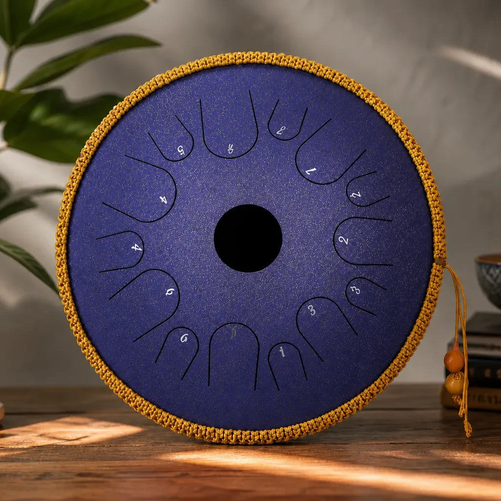 Steel Tongue Drum C Major 14 Notes - 35 cm