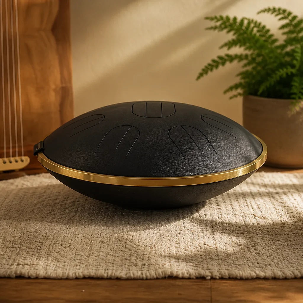 Steel Tongue Drum Amara D Minor 9 Notes - Titanium Steel