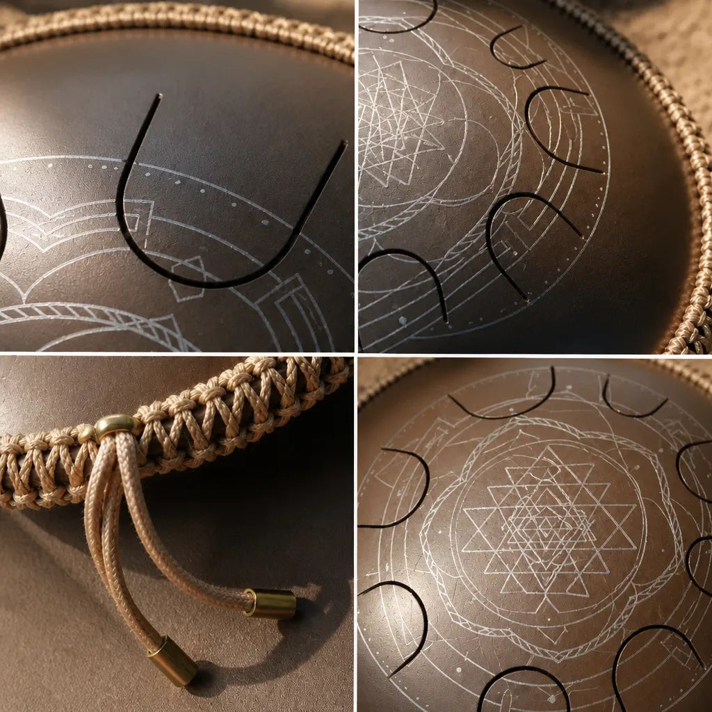 Steel Tongue Drum Enigma Meditation 8 Notes - Hand Tuned