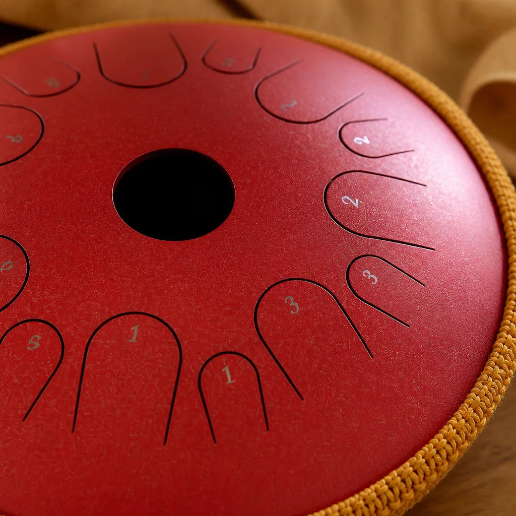 Steel Tongue Drum C Major 14 Notes - 35 cm