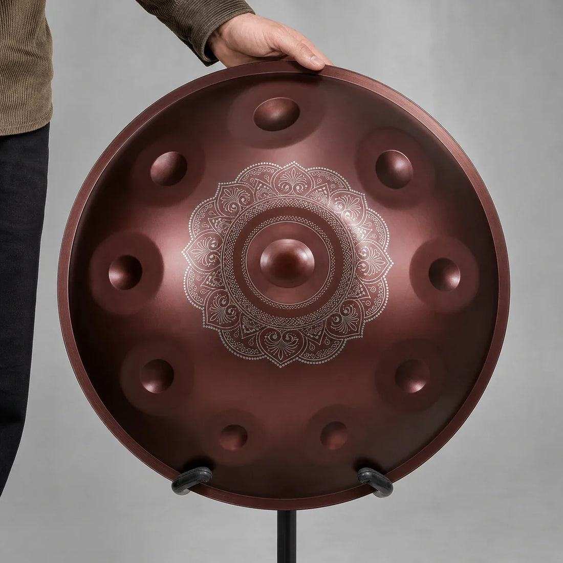 Handpan Kurd or Amara D Minor 9-10 Notes - Hand Tuned