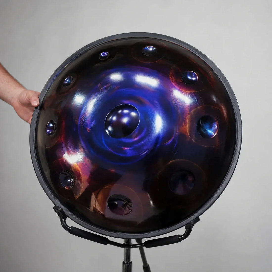 Handpan Kurd or Celtic D Minor 10 Notes - 4 Colours