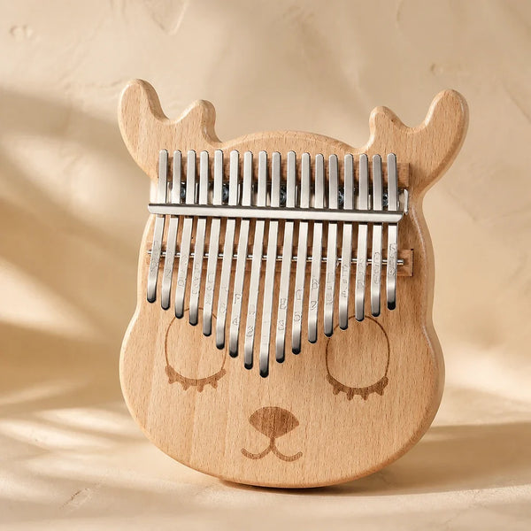 Kalimba 17 Keys - Acacia, Deer Head Shape