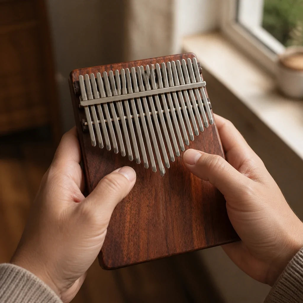 Kalimba 21 Keys - Black Walnut, F Major