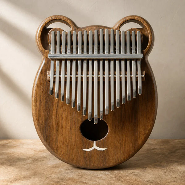 Kalimba 17 Keys - Walnut, Large Hollow Body