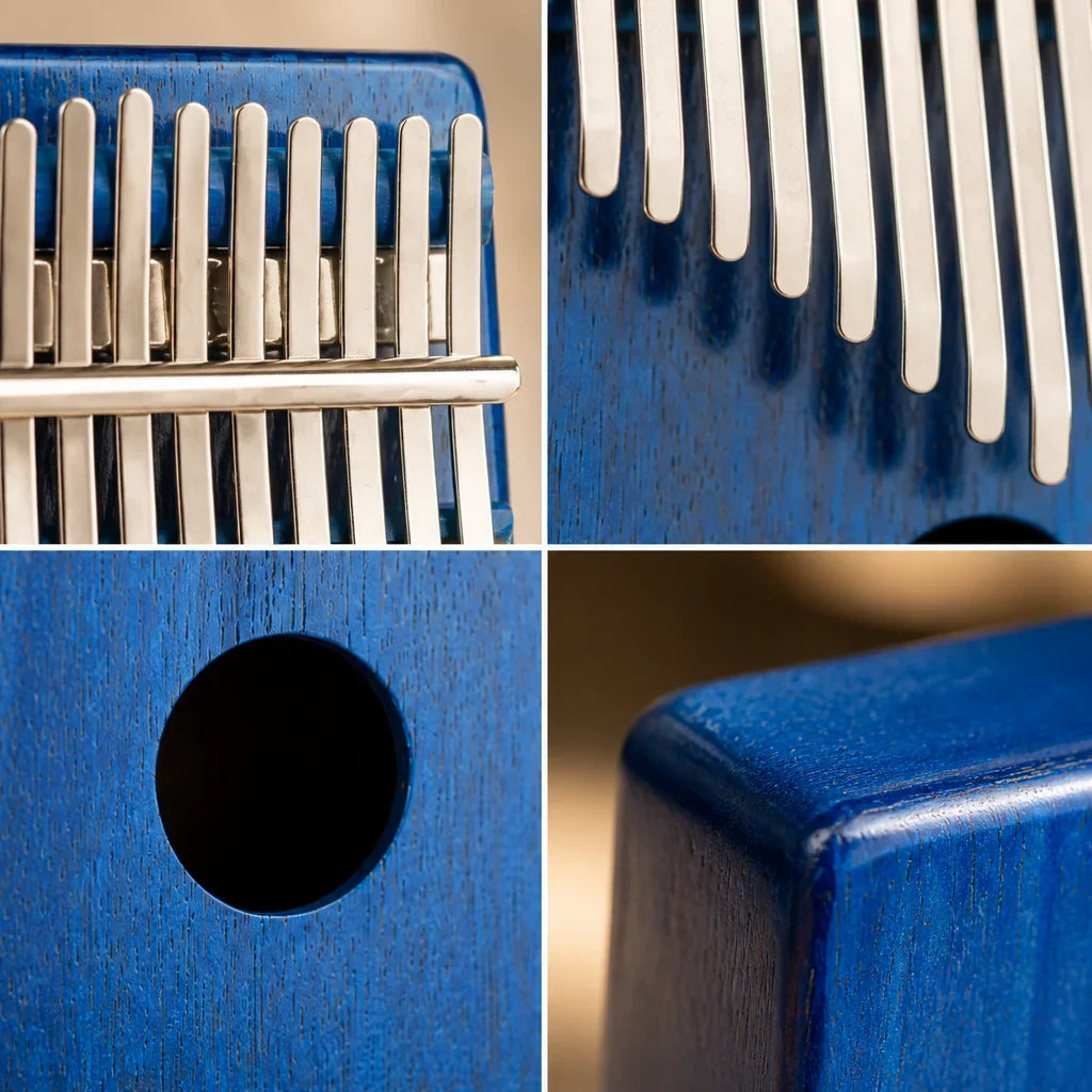 Mbira 17 Keys - Mahogany, Dark Blue