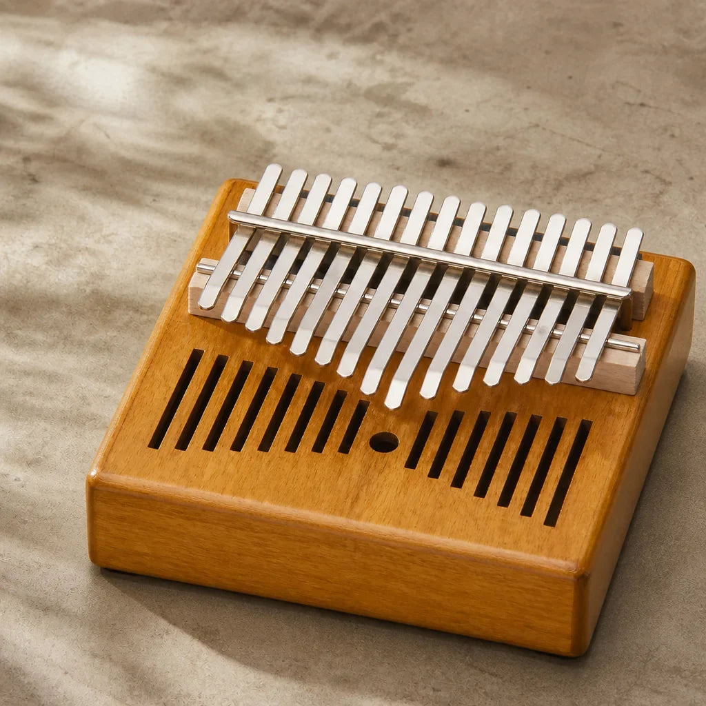 Kalimba 17 Keys - Mahogany Standard, 4 Colours