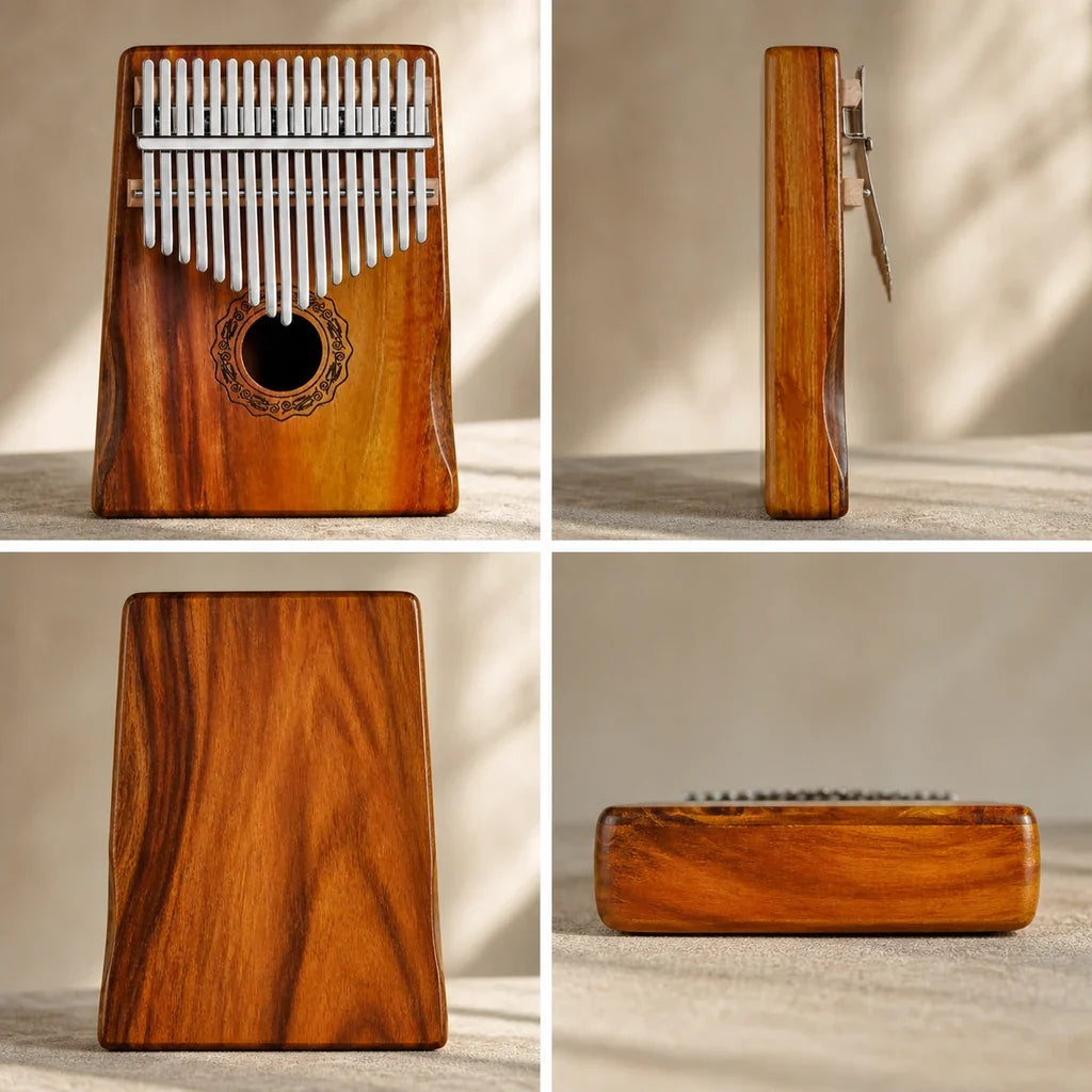 Sanza 17 Keys - Acacia, Mahogany or Walnut