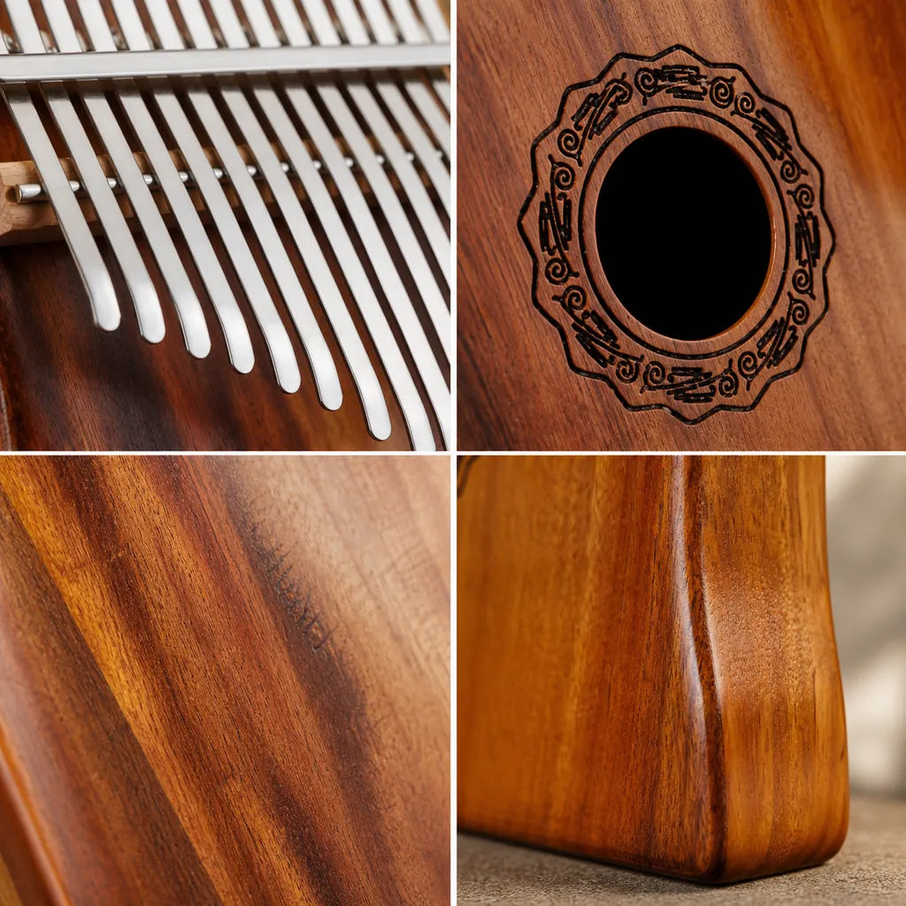 Sanza 17 Keys - Acacia, Mahogany or Walnut