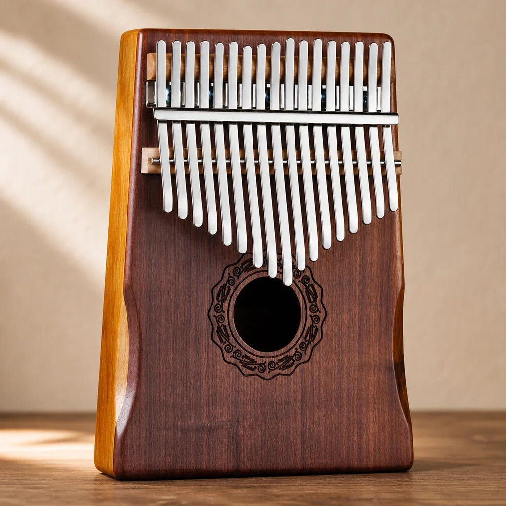 Sanza 17 Keys - Acacia, Mahogany or Walnut