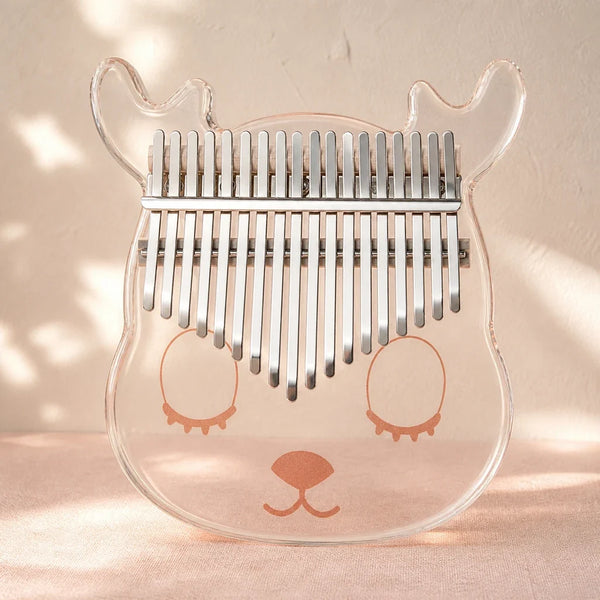 Kalimba 17 or 21 Keys - Acrylic, Transparent
