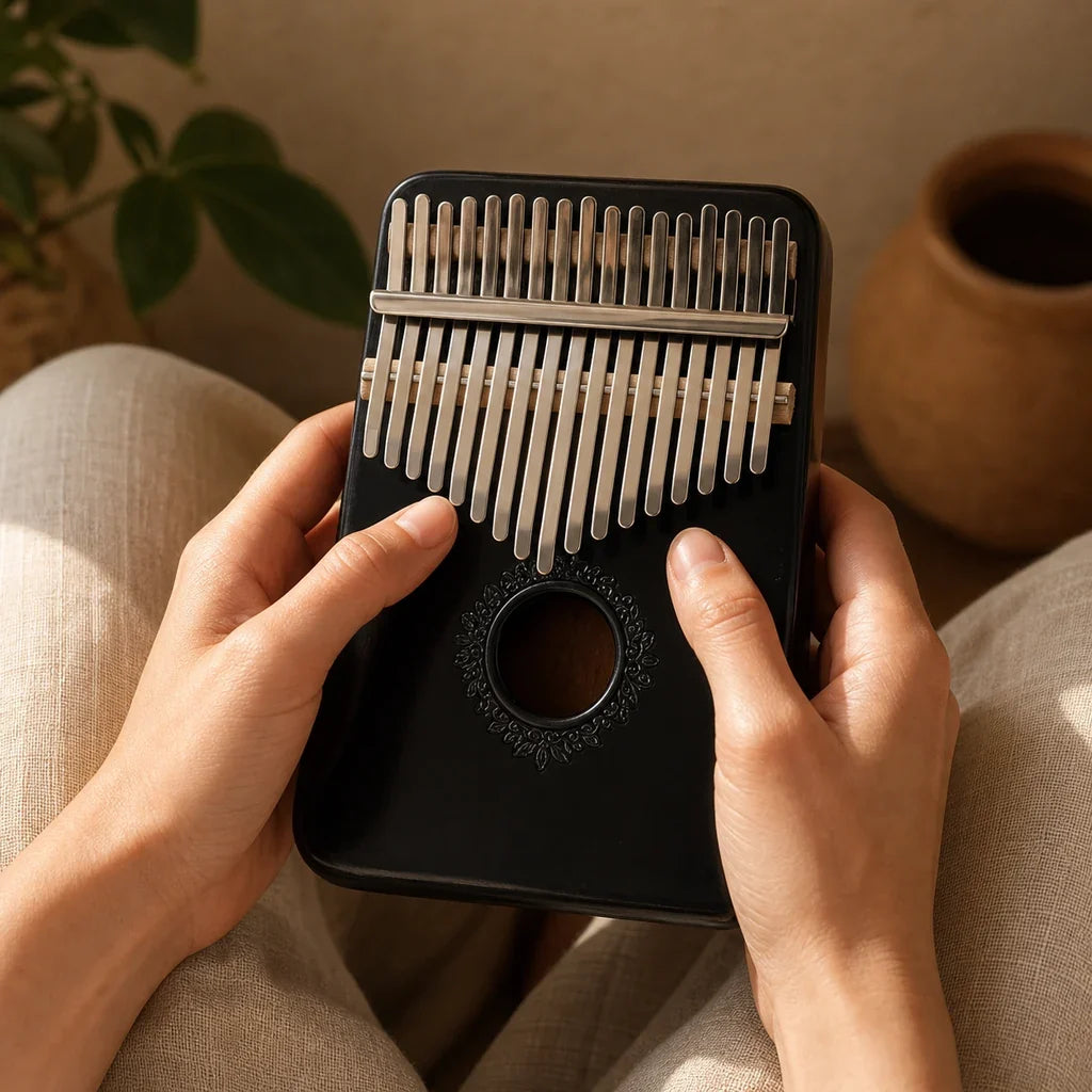 Kalimba 17 Keys - Mahogany, Africa Edition