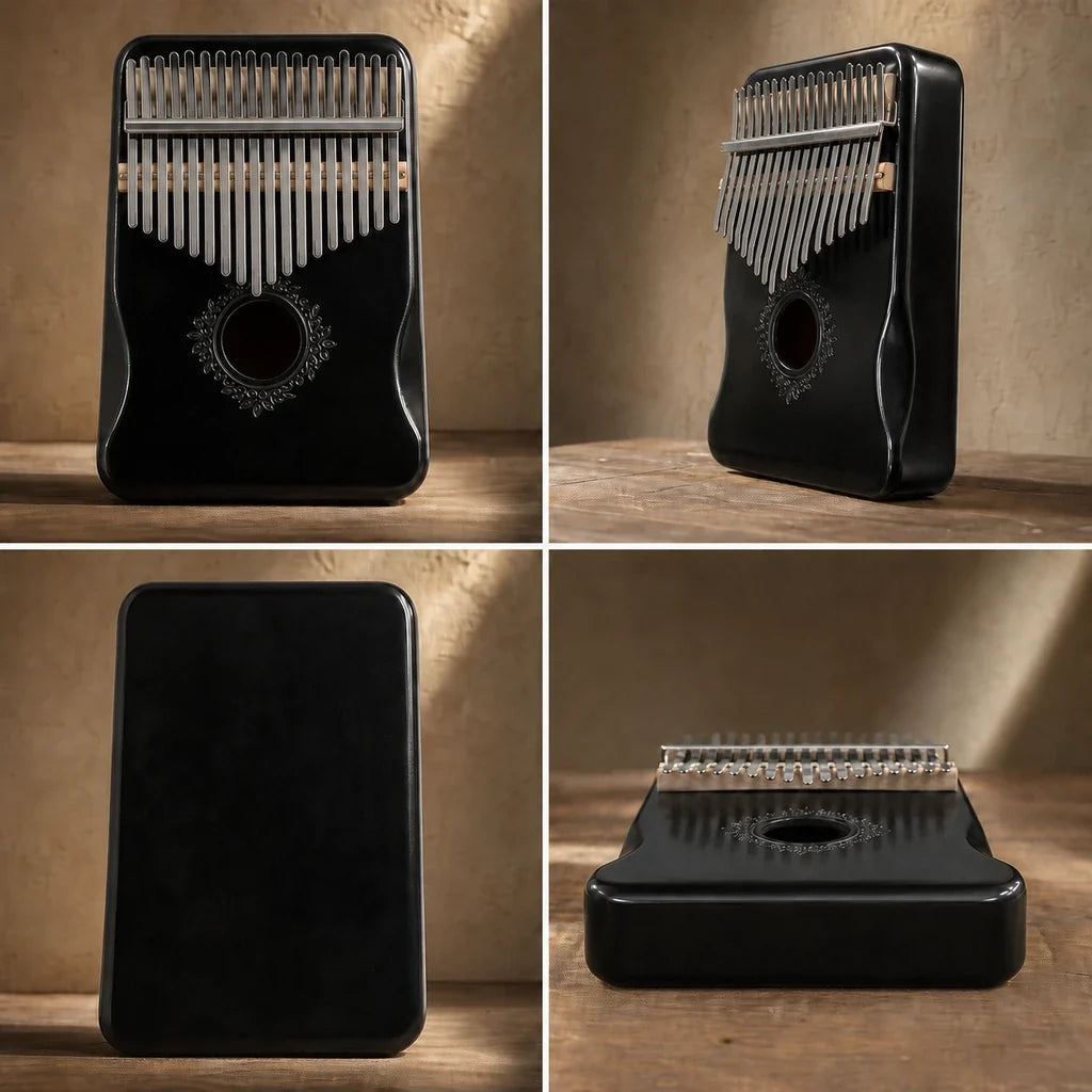 Kalimba 17 Keys - Mahogany, Africa Edition