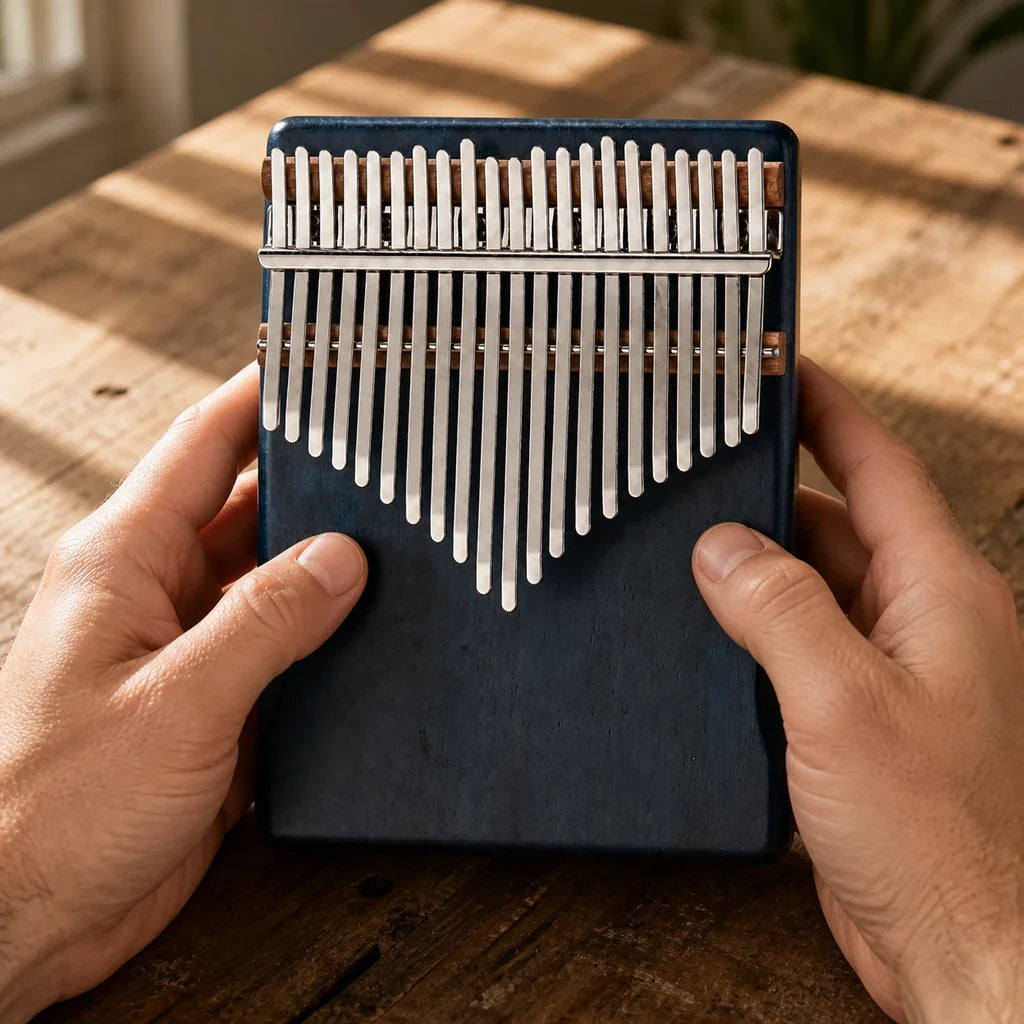 Kalimba 21 Keys - Mahogany, Standard Flat Board