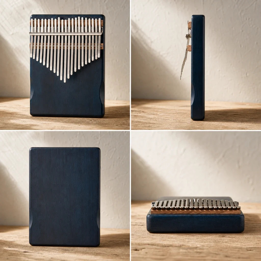 Kalimba 21 Keys - Mahogany, Standard Flat Board