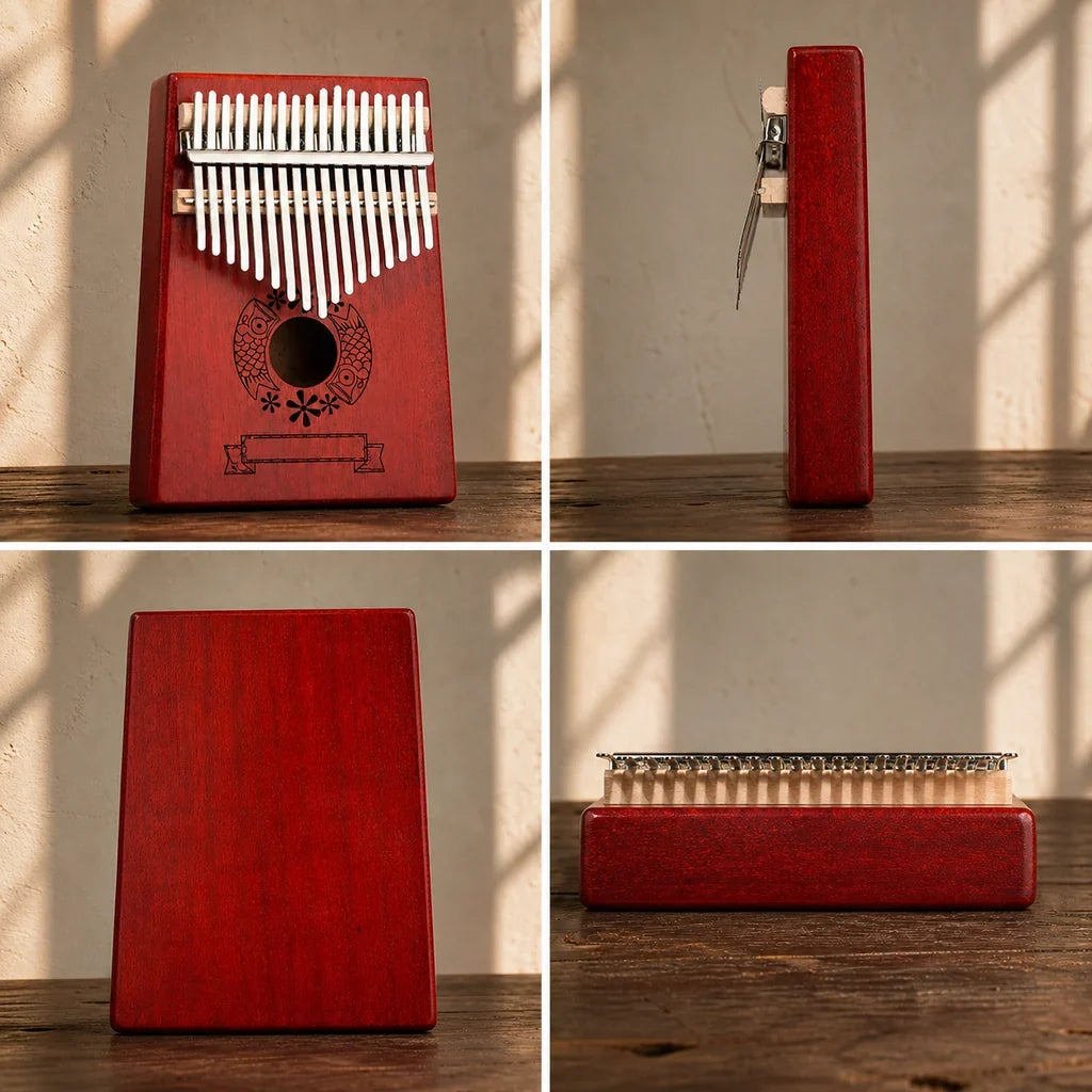 Kalimba 17 Keys - Mahogany, Japanese Design