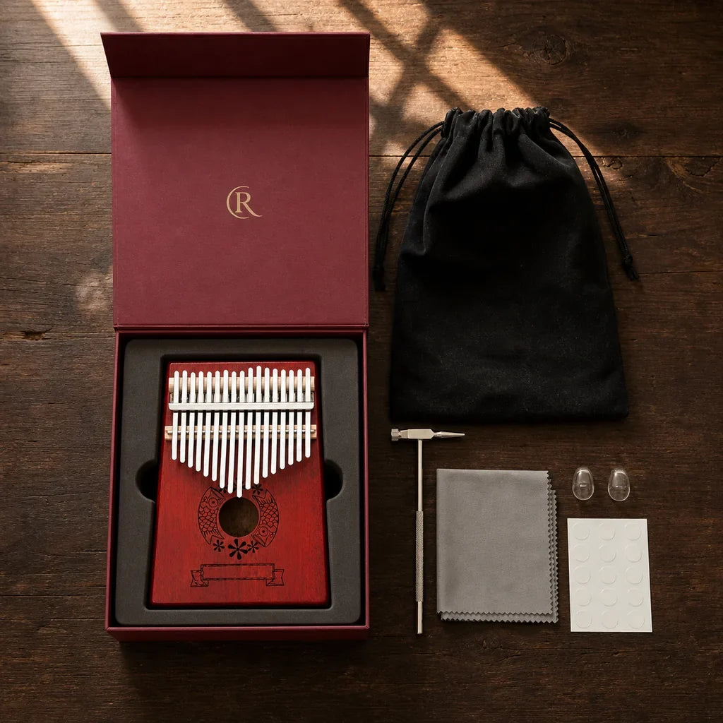 Kalimba 17 Keys - Mahogany, Japanese Design