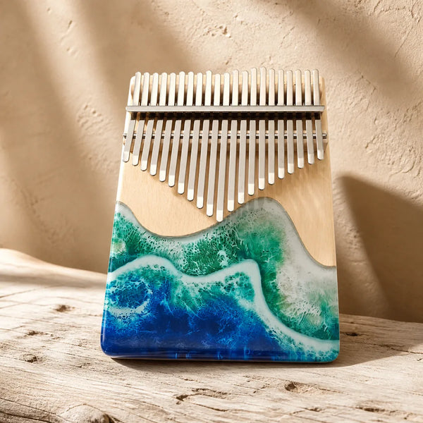 Kalimba 17 or 21 Keys - Beech and Epoxy Resin