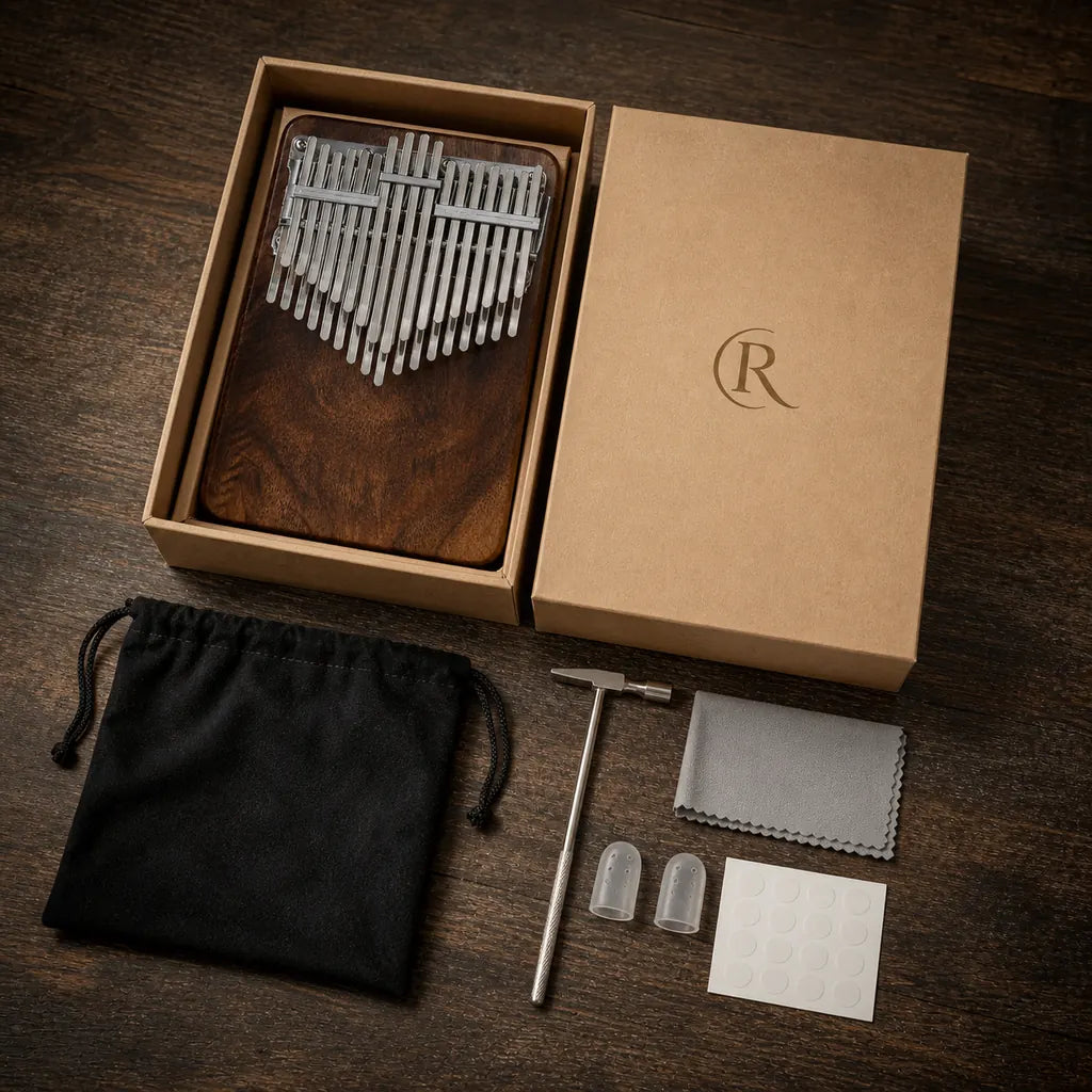 Kalimba 34 Keys - Black Walnut, XXL