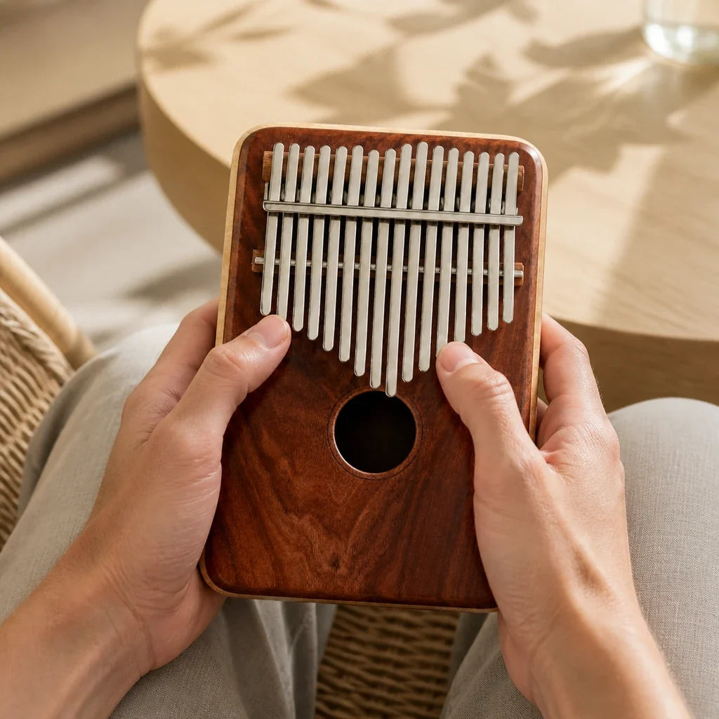 Kalimba 17 Keys - Red Sandalwood and Maple