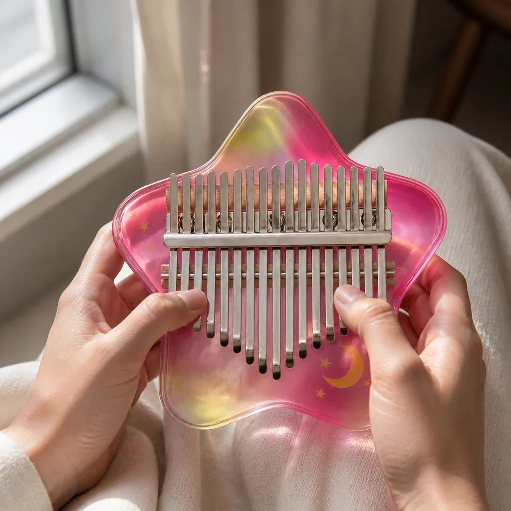 Kalimba 17 or 21 Keys - Acrylic, For Young Learners