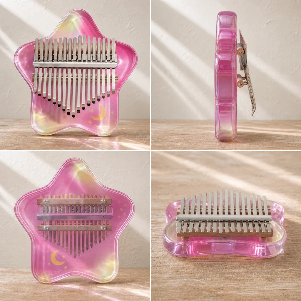 Kalimba 17 or 21 Keys - Acrylic, For Young Learners