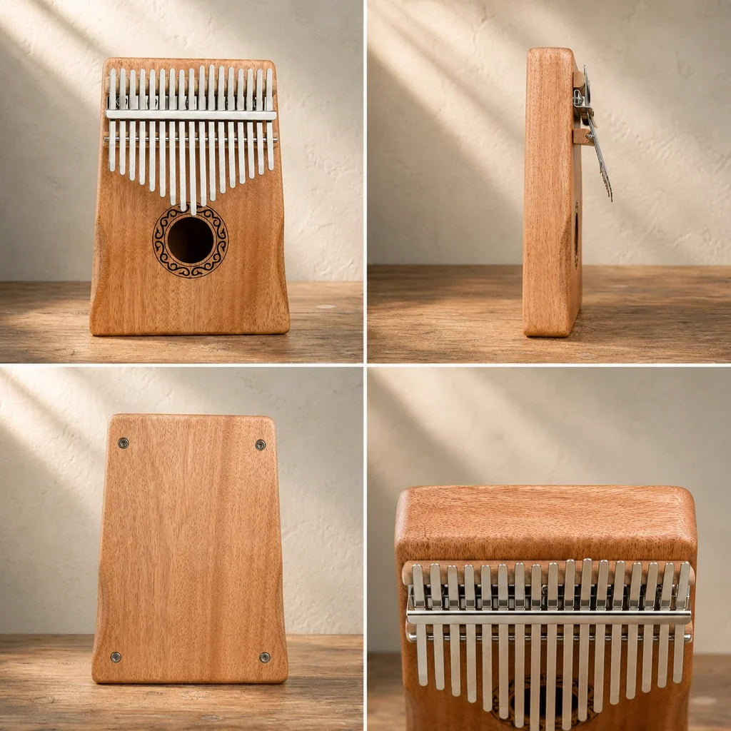 Kalimba 17 Keys - Mahogany, For Meditation