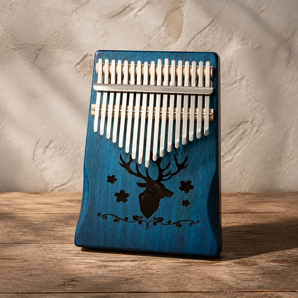 Kalimba 17 Keys - Mahogany, Deer Sound Hole