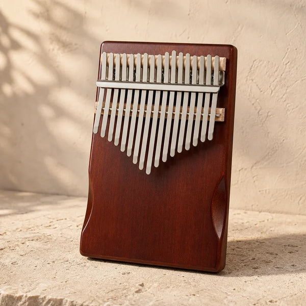 Kalimba 17 Keys - Mahogany, Flat Board Design