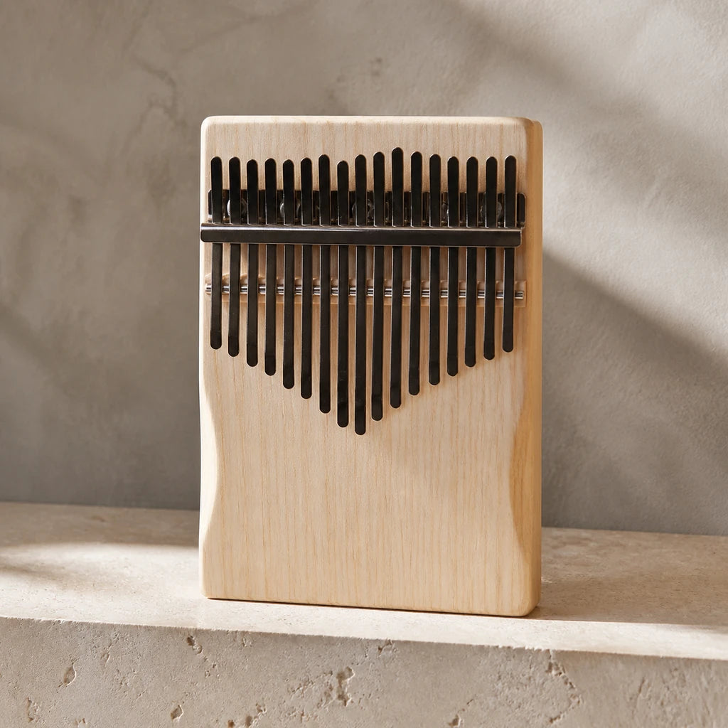 Kalimba 17 Keys - Mahogany, Flat Board Design