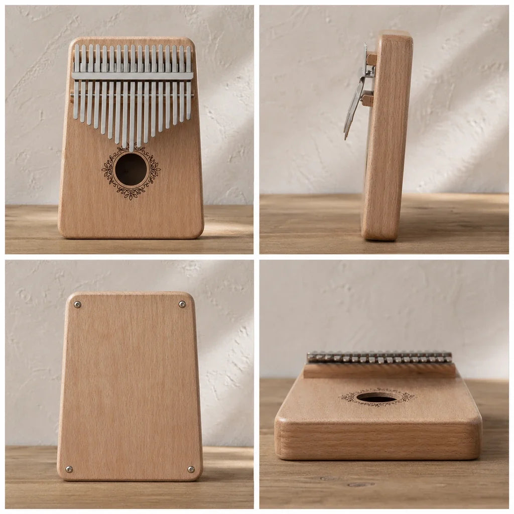 Kalimba 17 Keys - Mahogany, For Relaxation