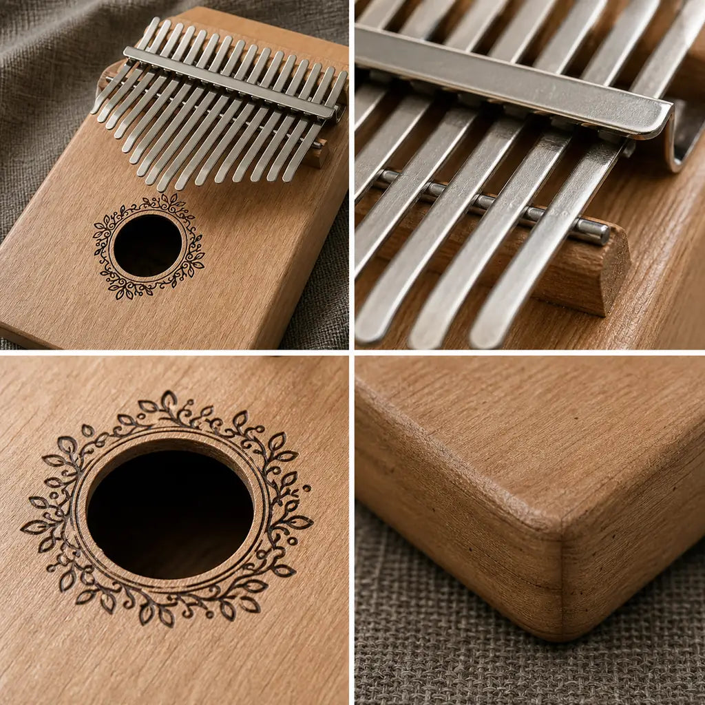 Kalimba 17 Keys - Mahogany, For Relaxation