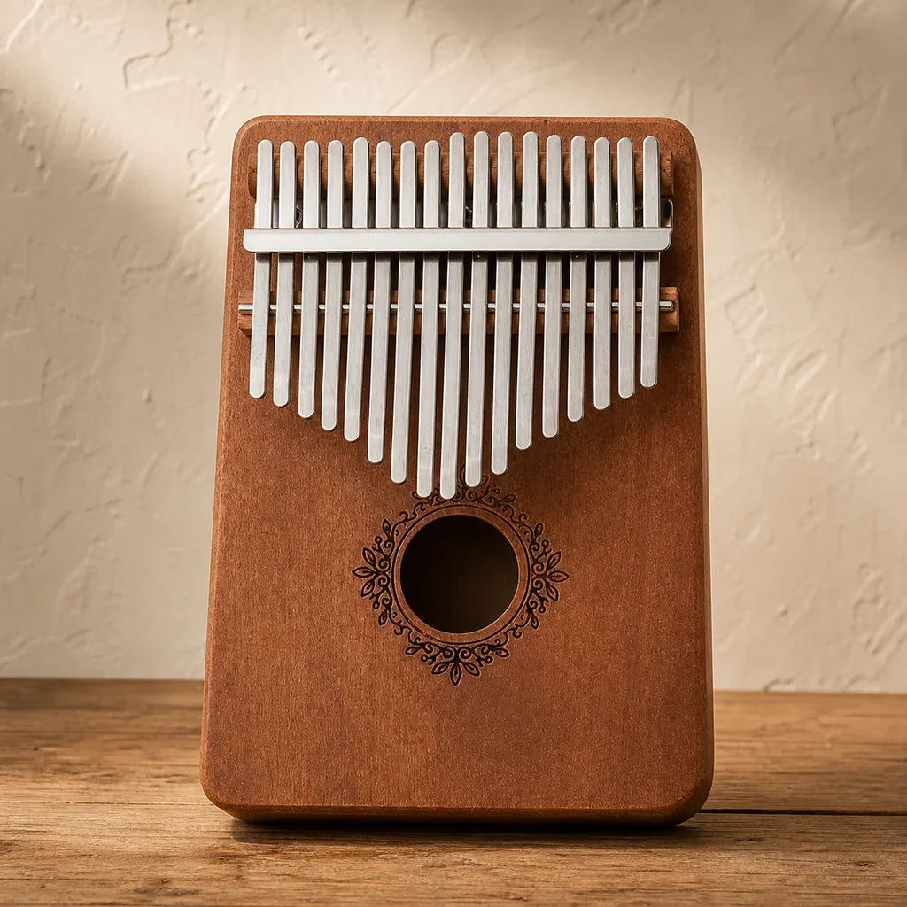 Kalimba 17 Keys - Mahogany, For Relaxation