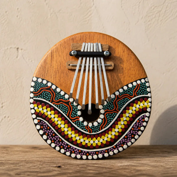 Kalimba 7 Keys - Coconut Shell Body