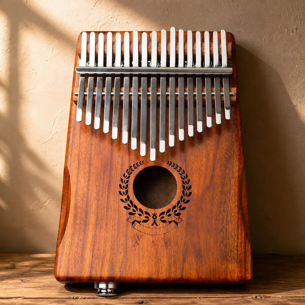 Kalimba 17 Keys - Acacia, Built-In Pickup