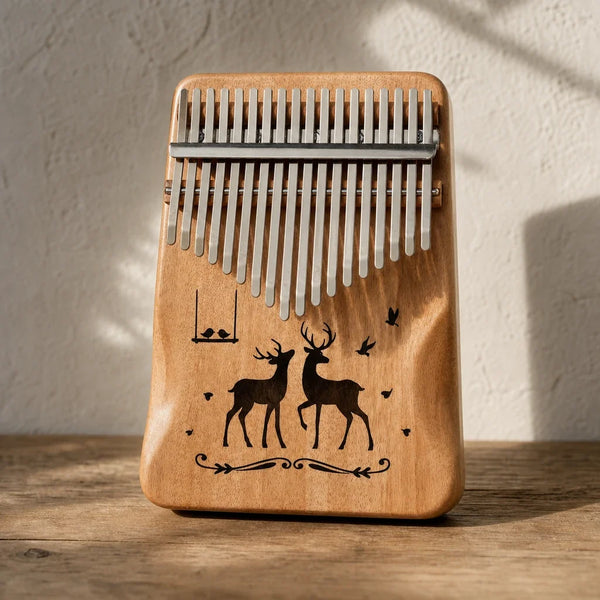 Kalimba 17 Keys - Mahogany, 4 Colours
