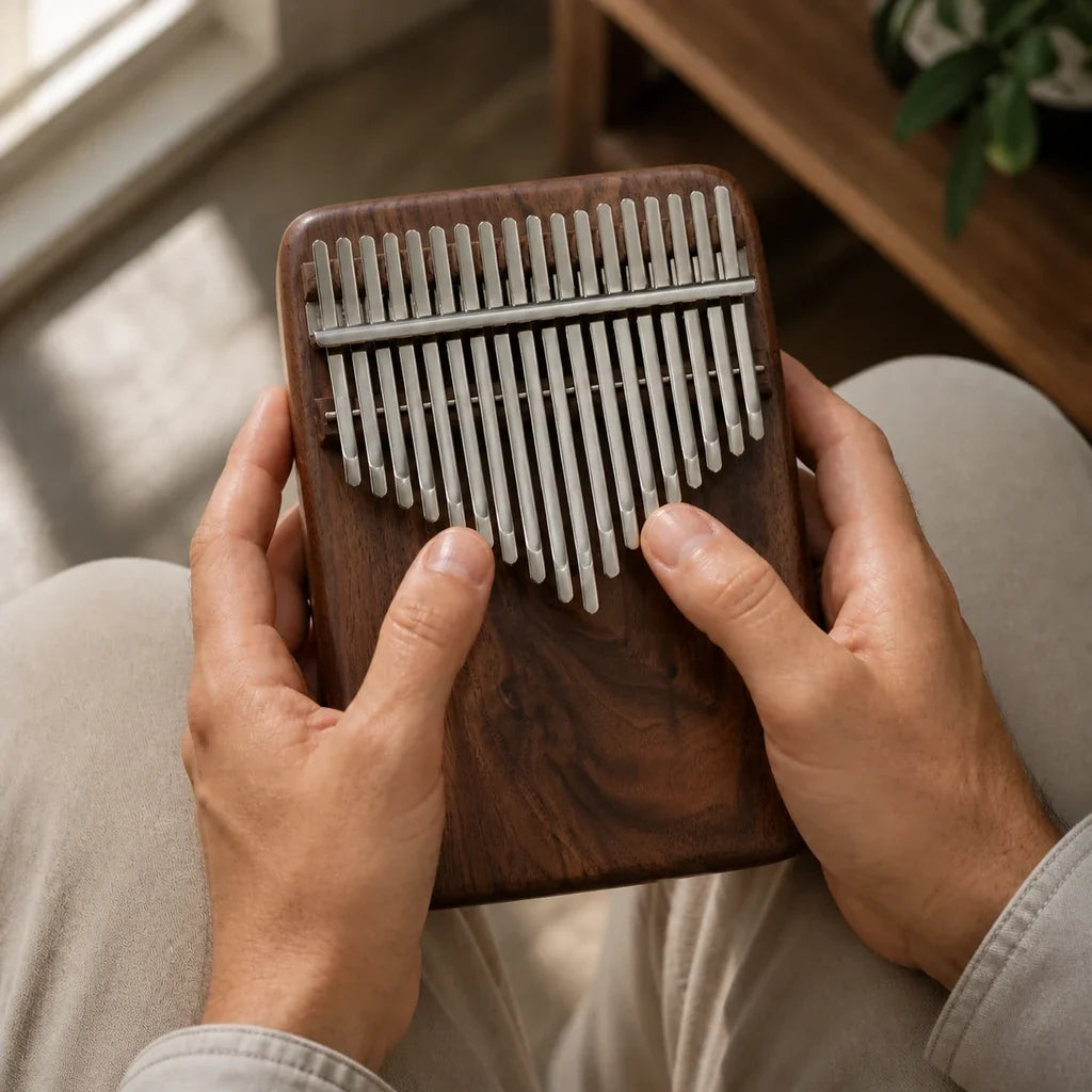 Kalimba 21 Keys - Black Walnut, Professional