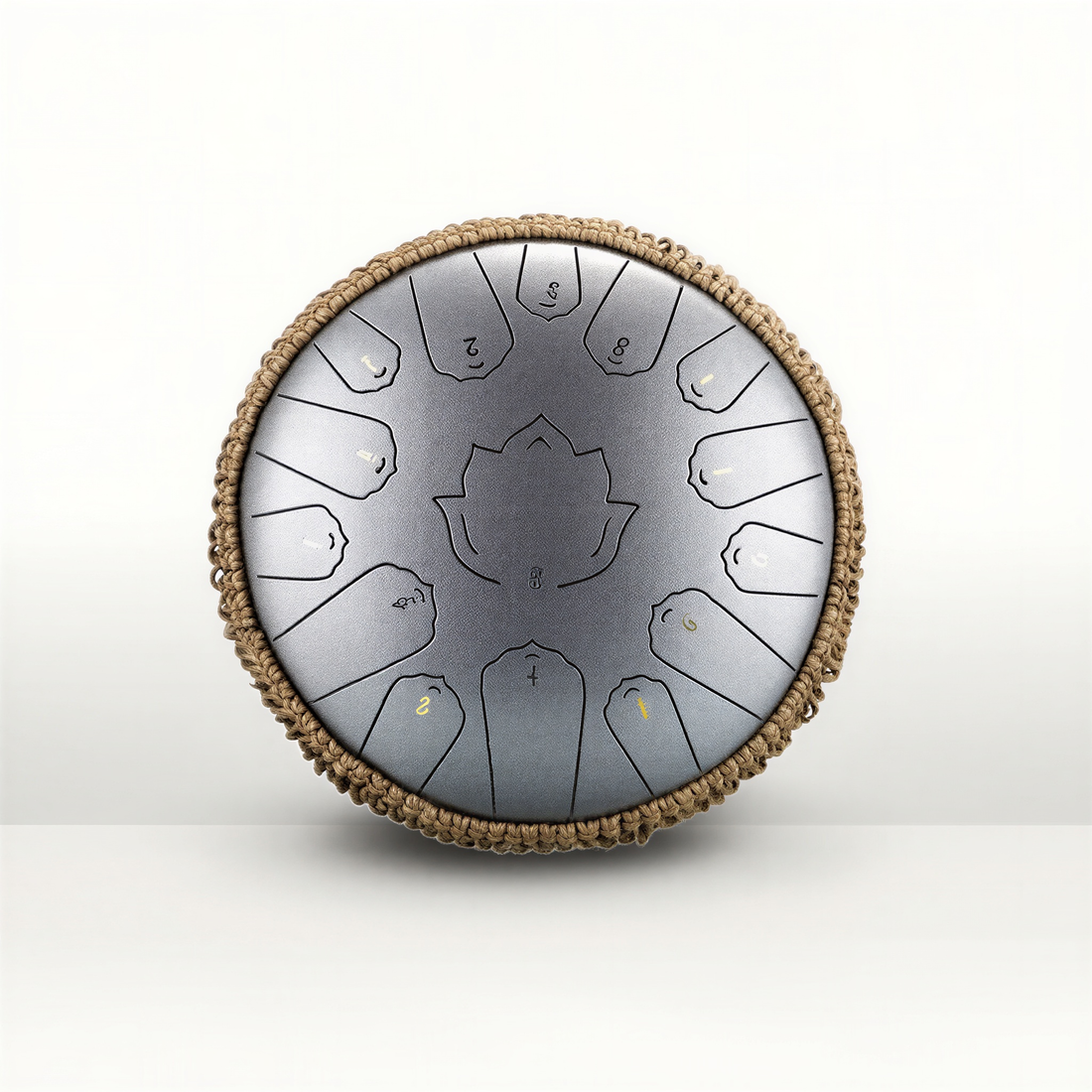 Steel Tongue Drum C Major 15 Notes 35 cm - Stainless Steel