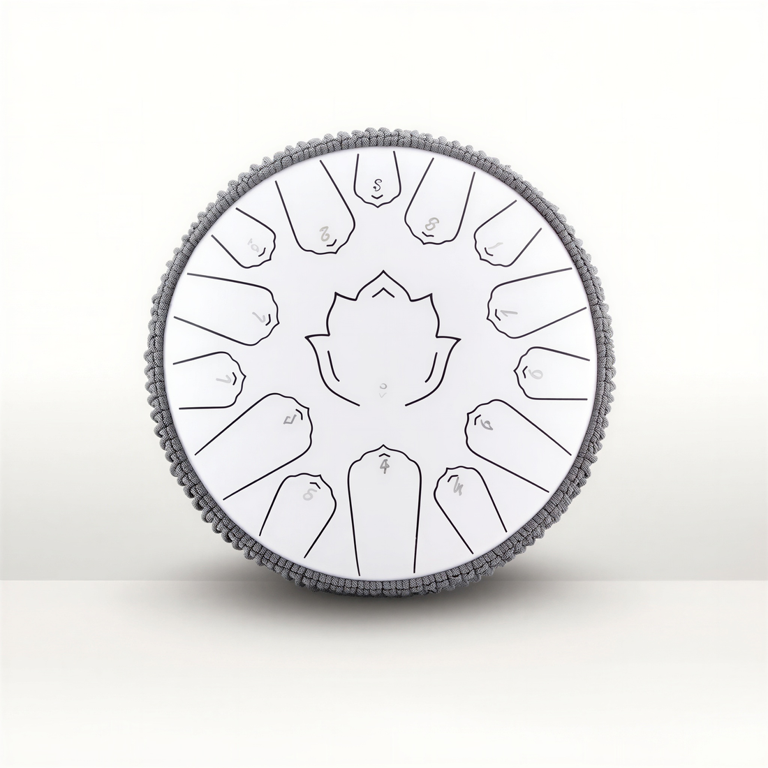 Steel Tongue Drum C Major 15 Notes 35 cm - Stainless Steel