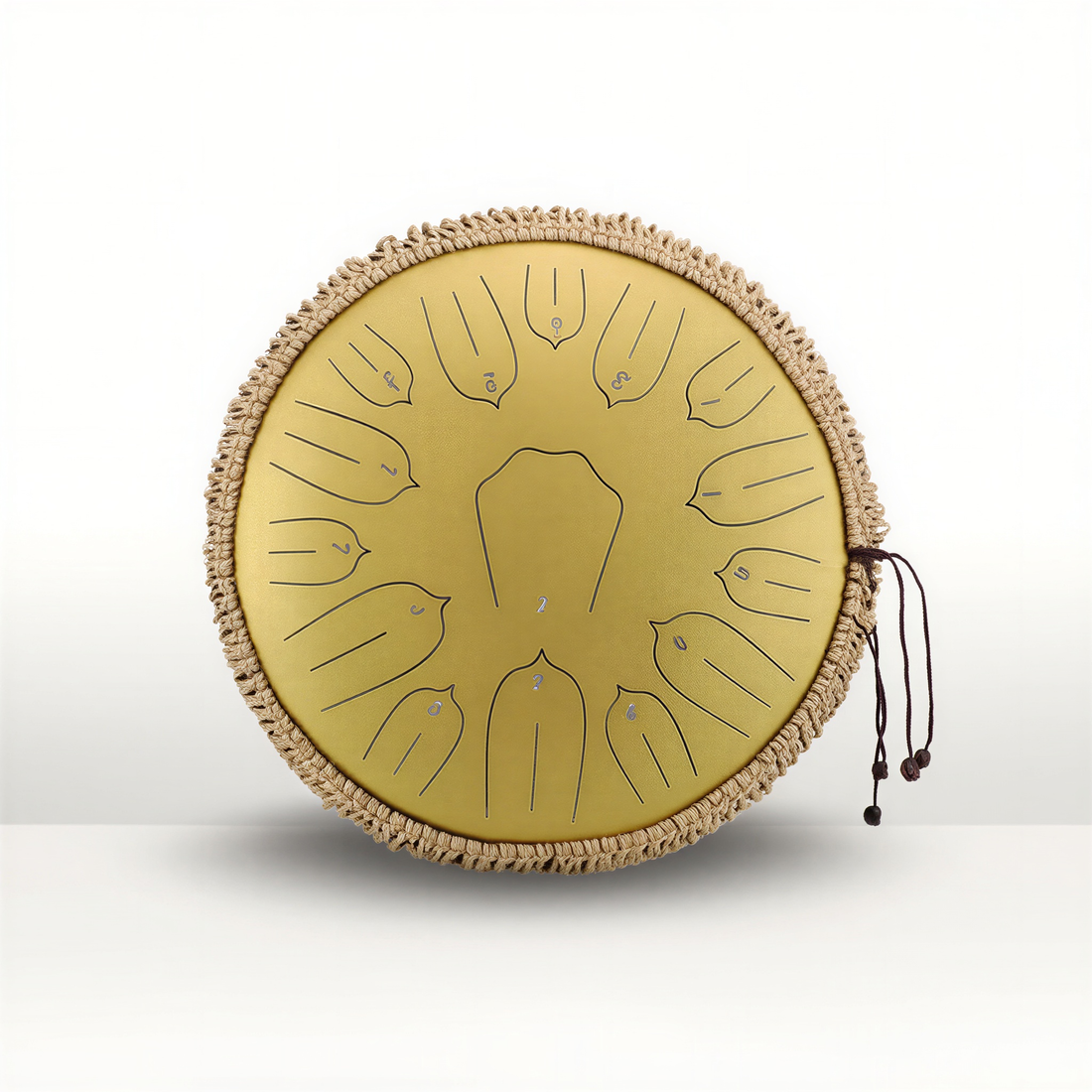 Steel Tongue Drum D 15 Notes 33 cm - Steel